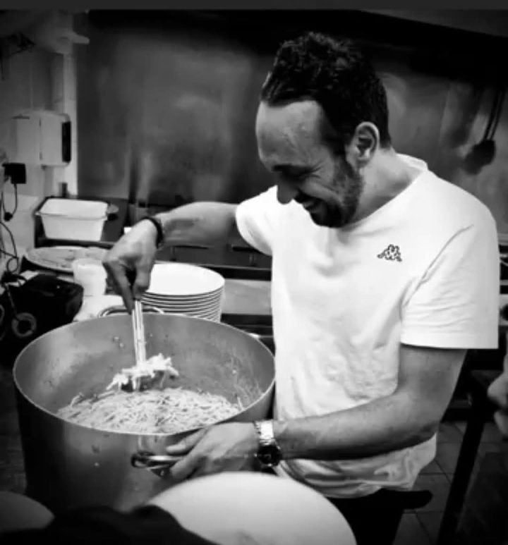Nino Cordova Chef da giovane